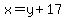 x=y%2B17