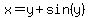 x=y%2Bsin%28y%29
