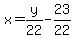 x=y%2F22-23%2F22