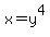 x=y%5E4