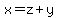 x=z%2By