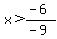 x%3E%28-6%29%2F%28-9%29