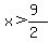 x%3E%289%29%2F%282%29