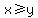 x%3E=y