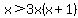 x%3E3x%28x%2B1%29