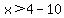 x%3E4-10