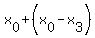 x%5B0%5D%2B%28x%5B0%5D-x%5B3%5D%29