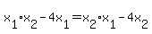 x%5B1%5D%2Ax%5B2%5D-4x%5B1%5D=x%5B2%5D%2Ax%5B1%5D-4x%5B2%5D