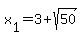 x%5B1%5D=3%2Bsqrt%2850%29
