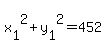 x%5B1%5D%5E2+%2B+y%5B1%5D%5E2+=+452