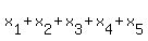 x%5B1%5D+%2B+x%5B2%5D+%2B+x%5B3%5D+%2B+x%5B4%5D+%2B+x%5B5%5D