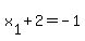 x%5B1%5D+%2B2+=+-1