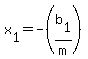 x%5B1%5D+=+-%28b%5B1%5D%2Fm%29