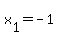 x%5B1%5D+=+-1