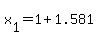 x%5B1%5D+=+1+%2B+1.581+