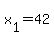 x%5B1%5D+=+42