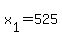 x%5B1%5D+=+525