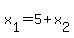 x%5B1%5D+=5%2Bx%5B2%5D+