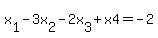x%5B1%5D+-+3x%5B2%5D+-+2x%5B3%5D+%2B+x4%09=+-2