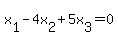 x%5B1%5D+-+4x%5B2%5D+%2B+5x%5B3%5D+=+0
