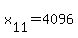 x%5B11%5D=4096