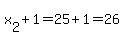 x%5B2%5D%2B1=25%2B1=26