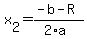 x%5B2%5D=%28-b+-+R%29%2F%282%2Aa%29+