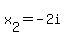 x%5B2%5D=-2i