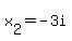 x%5B2%5D=-3i+