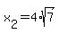 x%5B2%5D=4%2Asqrt%287%29