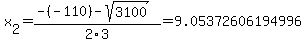 x%5B2%5D+=+%28-%28-110%29-sqrt%28+3100+%29%29%2F2%5C3+=+9.05372606194996