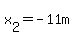 x%5B2%5D+=++-11m