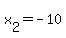 x%5B2%5D+=+-10