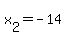 x%5B2%5D+=+-14