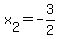 x%5B2%5D+=+-3%2F2