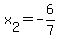 x%5B2%5D+=+-6%2F7