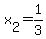 x%5B2%5D+=+1%2F3