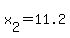 x%5B2%5D+=+11.2