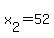 x%5B2%5D+=+52