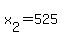 x%5B2%5D+=+525