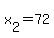 x%5B2%5D+=+72