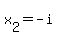 x%5B2%5D+=-i