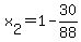 x%5B2%5D+=1-30%2F88
