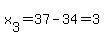 x%5B3%5D=37-34=3