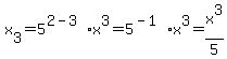 x%5B3%5D=5%5E%282-3%29%2Ax%5E3=5%5E%28-1%29%2Ax%5E3=x%5E3%2F5