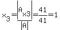 x%5B3%5D=abs%28A%5Bx3%5D%29%2Fabs%28A%29=41%2F41=1