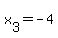 x%5B3%5D+=+-4