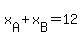 x%5BA%5D%2Bx%5BB%5D=12