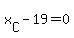x%5BC%5D-19+=+0