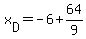 x%5BD%5D=-6%2B64%2F9